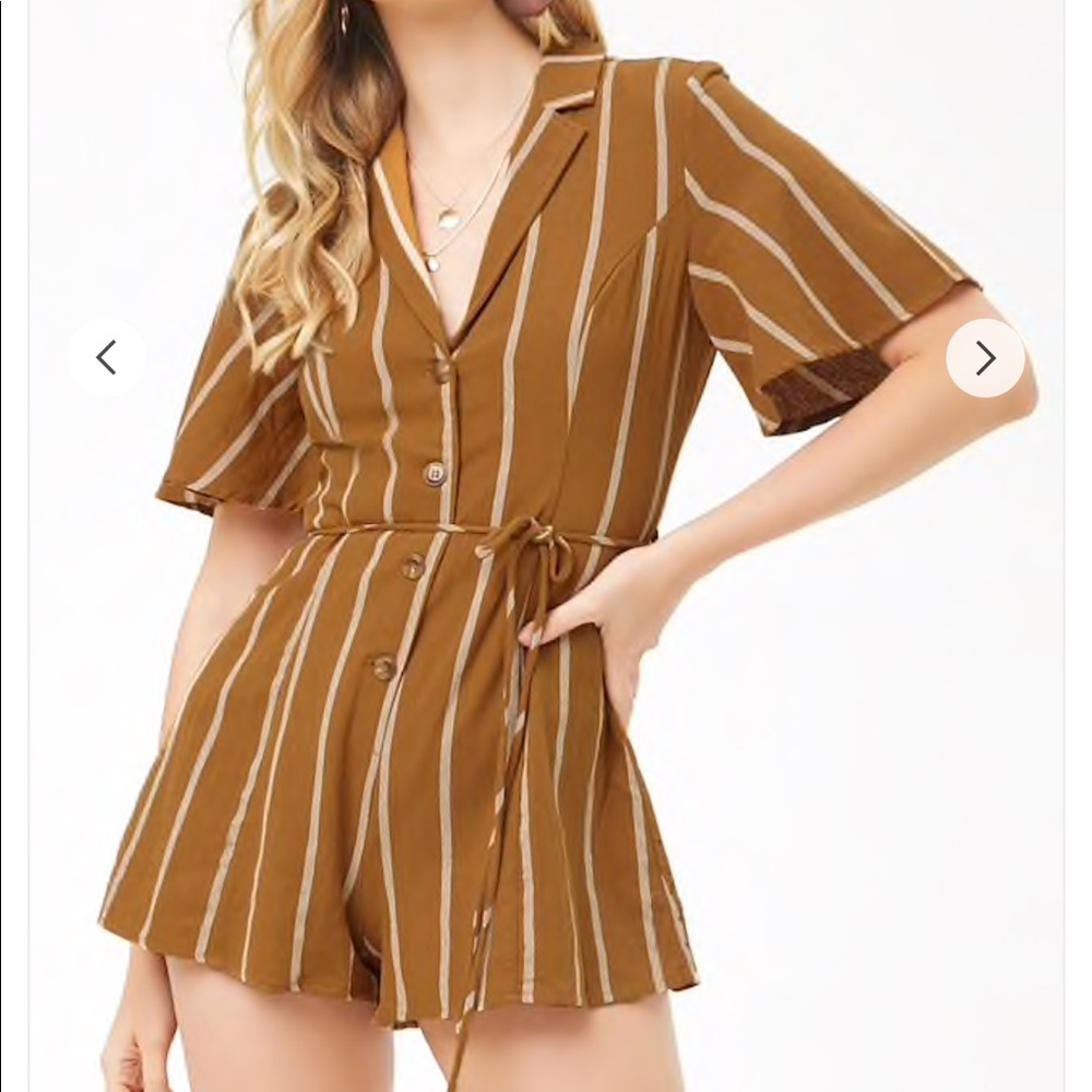 Emory park striped super cute romper